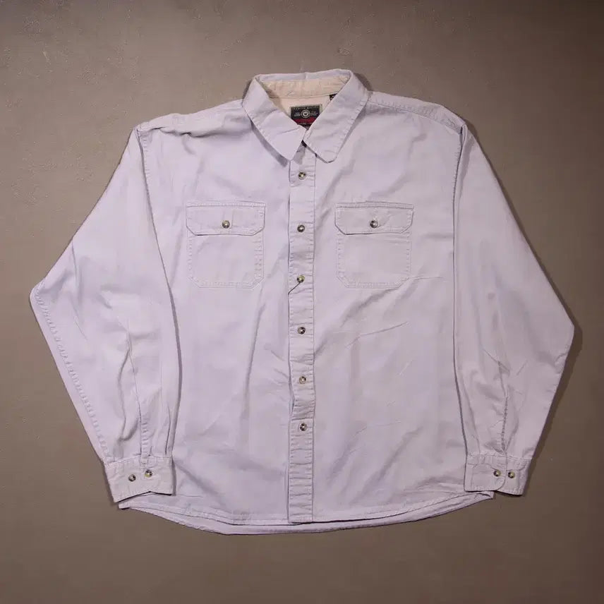 [BUNJANG] Wrangler Cotton Two Pocket Shirt A810 / 랭글러 코튼 투포켓 셔츠 A810