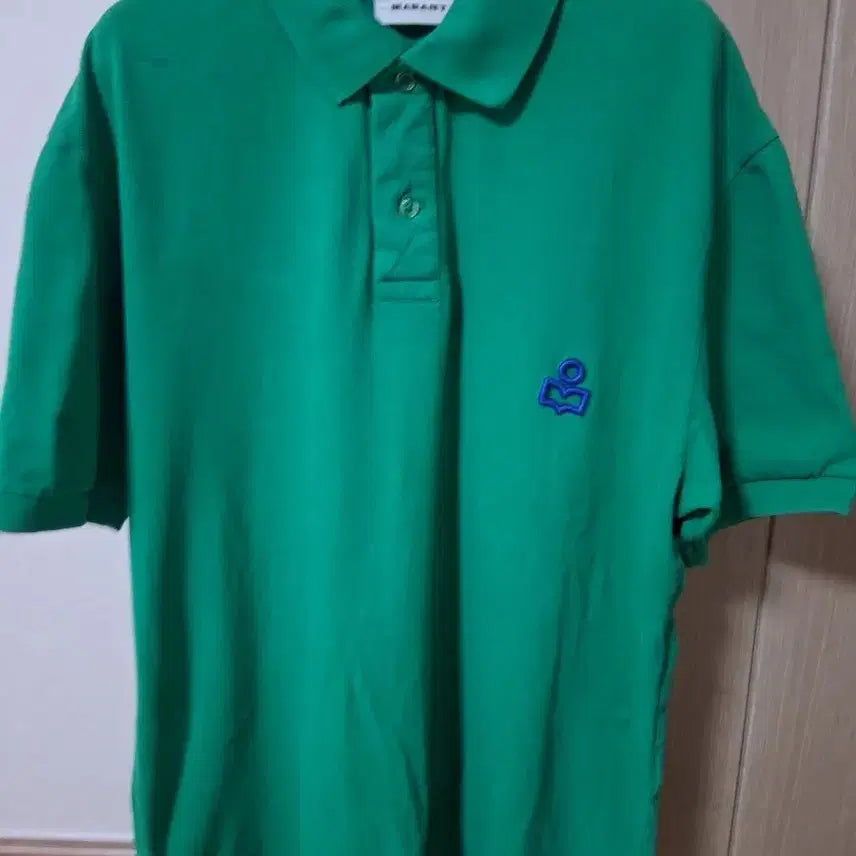 [BUNJANG] Isabel Marant Men's Green Logo Polo T-Shirt / 남자이자벨마랑티셔츠
