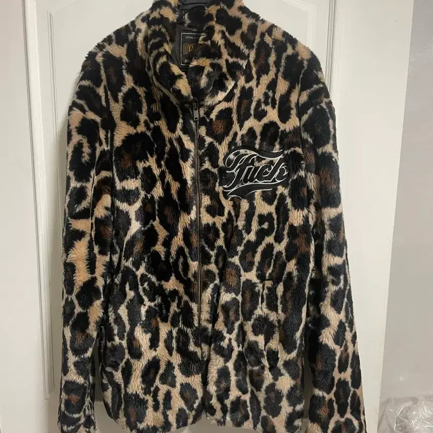 [BUNJANG] Hysteric Glamour Leopard Fur Jacket / 히스테릭글래머 레오파드 퍼 자켓
