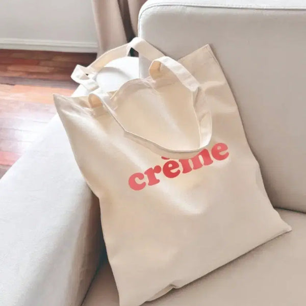 [BUNJANG] Beige Cotton Eco Bag 35x40cm / 베이지색 면 에코백 35*40cm 미개봉새상품