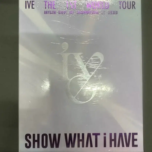 [BUNJANG] IVE World Tour 'SHOW WHAT I HAVE' DVD (Sealed) / 아이브 월드투어 dvd 미개봉