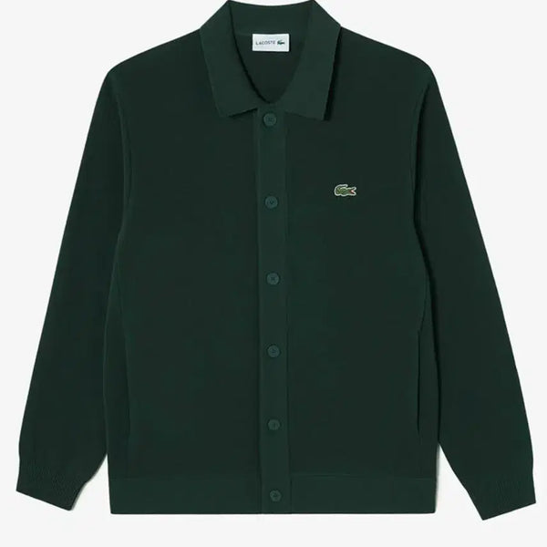 [BUNJANG] Lacoste Green Collar Cardigan Size 100 / 라코스테 카라넥 가디건 녹색 100사이즈