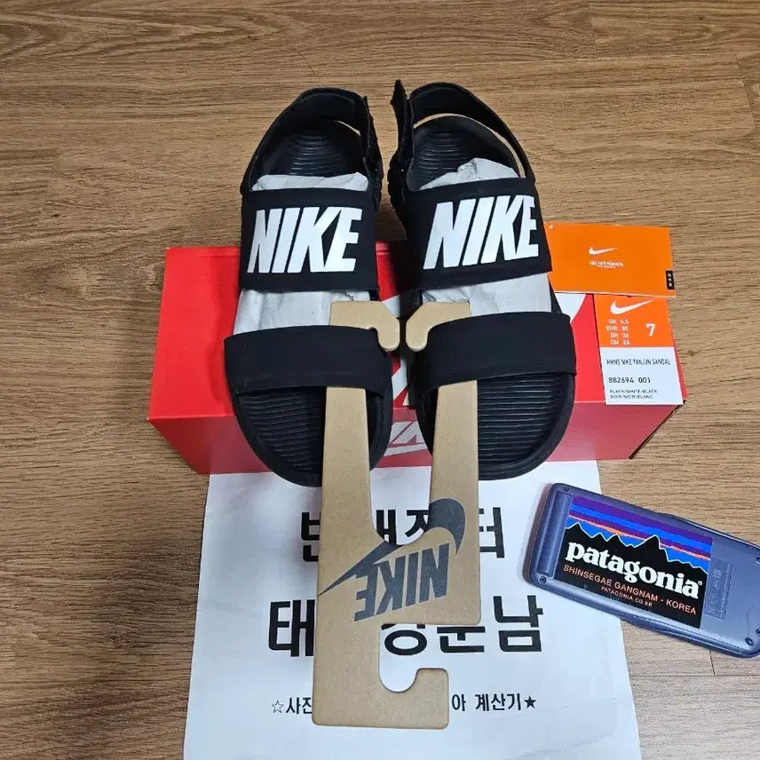 [BUNJANG] Nike Tanjun Sandals Black Women's Size 240 / 나이키 탄준 샌들 블랙 우먼스 240사이즈