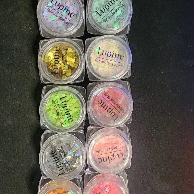 [BUNJANG] Lupin Nail Glitter 20 Types Set / 루핀 네일 글리터 20종