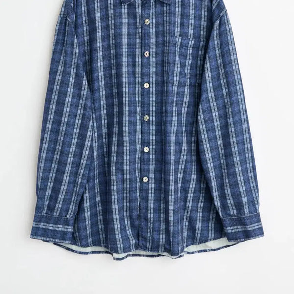 [BUNJANG] Ourlegacy Borrowed Shirt Check Please Print / Ourlegacy 아워레가시 보로우드셔츠 체크 플리즈 프린트 44사이즈