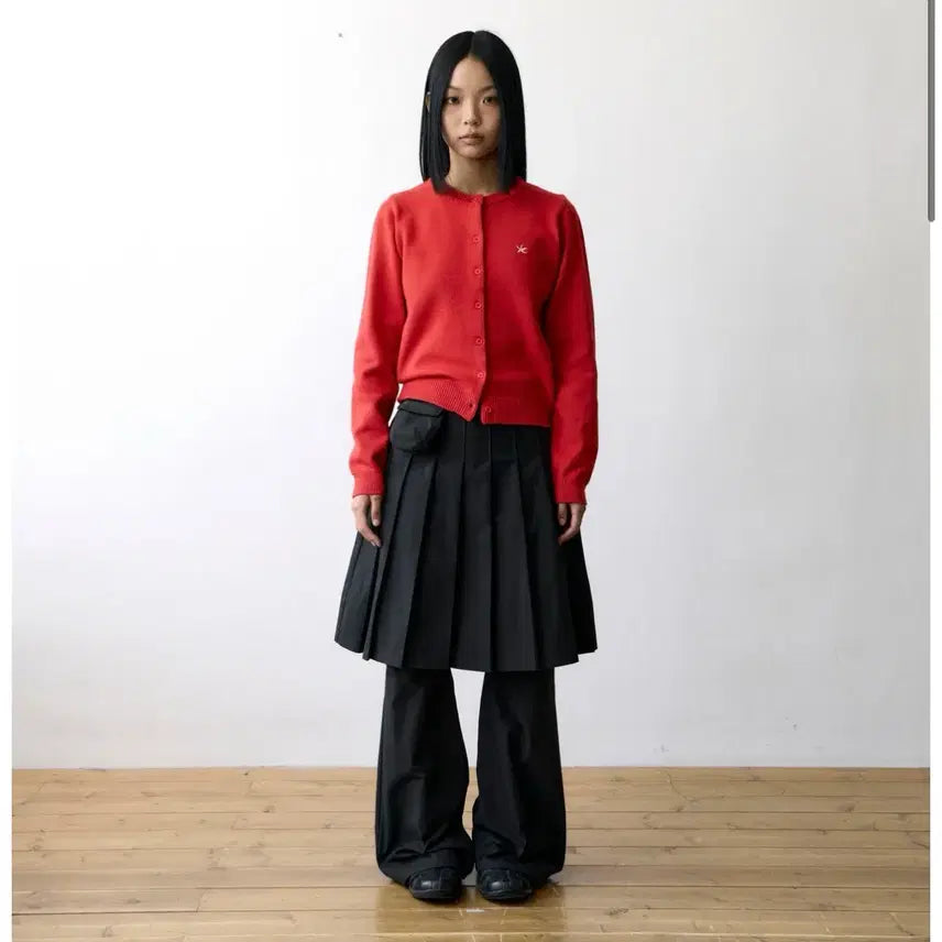 [BUNJANG] The Coldest Moment Skirt Layered Pants Black M / 내용 읽어주세요!! 더콜디스트모먼트 스커트 레이어드 팬츠 블랙 M