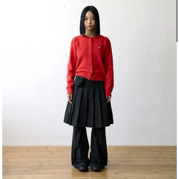 [BUNJANG] The Coldest Moment Skirt Layered Pants Black M / 내용 읽어주세요!! 더콜디스트모먼트 스커트 레이어드 팬츠 블랙 M