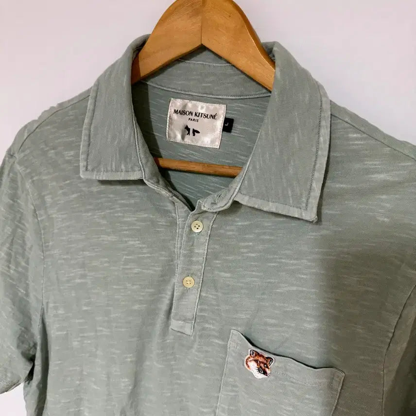[BUNJANG] Maison Kitsuné Short Sleeve Polo Shirt / 메종키츠네 반팔 카라티