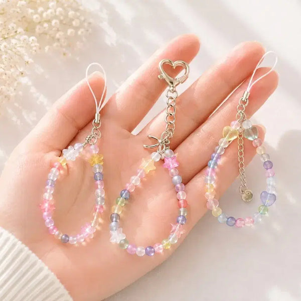 [BUNJANG] Pastel Bead Strap Keychain / 비즈 키링 재고정리  3개 9,900원 무료배송