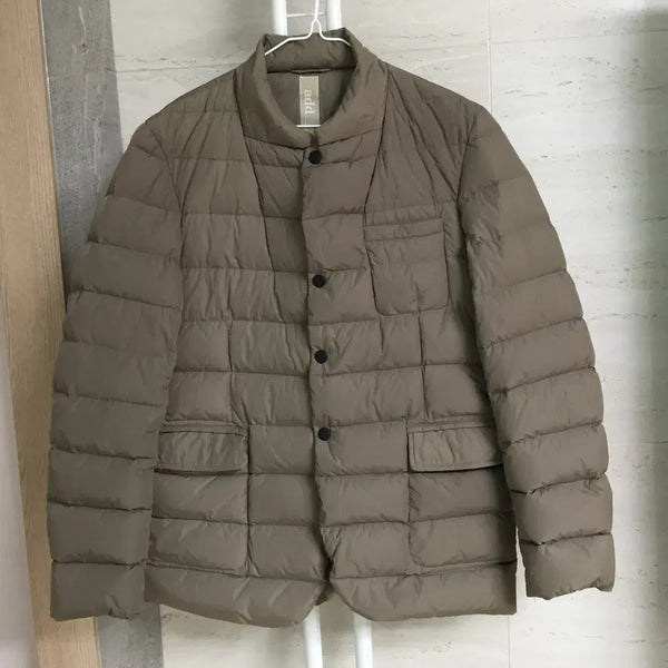 [BUNJANG] ADD Men's Down Padded Jacket Beige 100 / add 에드 남성 다운 패딩 100