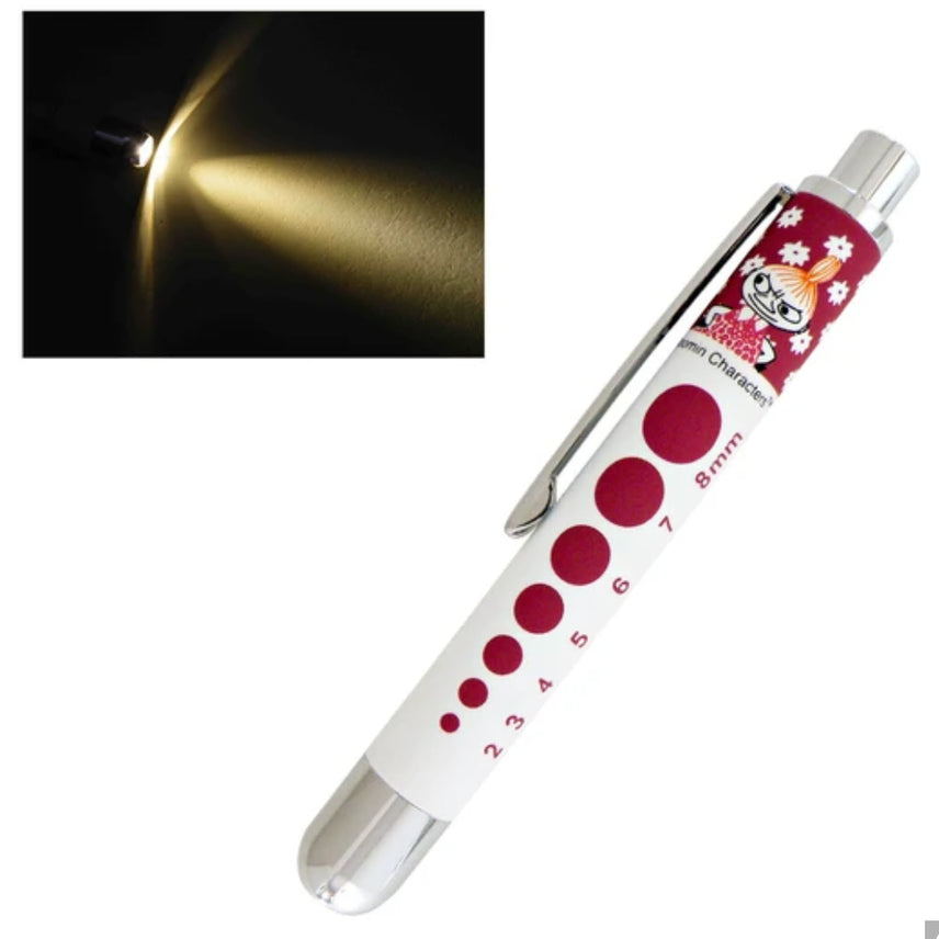 [BUNJANG] Moomin Soft LED Mini Penlight Rubber Type / [일본] 무민 소프트 LED 미니 펜라이트 라버타입 (간호사/의료용/비상용)
