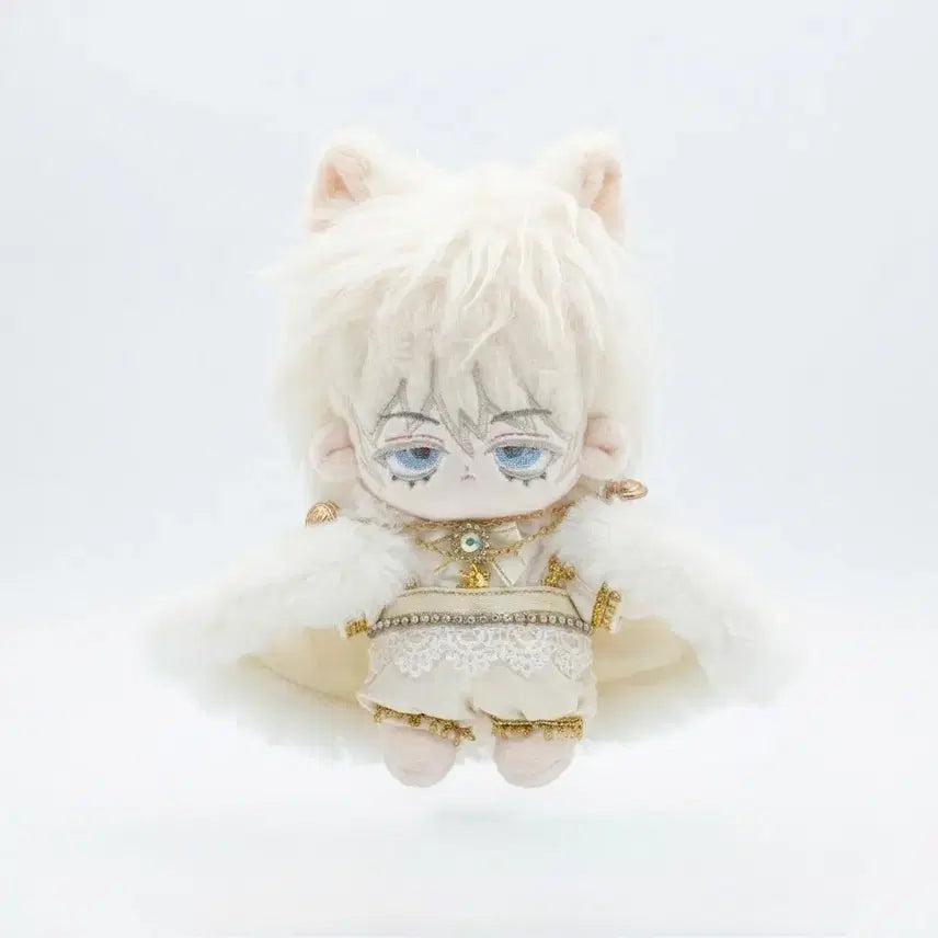 [BUNJANG] Bundle Set 10cm Ezekiel + Knight's Oath White Outfit Doll Clothes / 일괄) 10cm 에제키엘 + 기사서약 화이트 양도 인형옷 10깅 무속성 솜인형 옷장 10cm