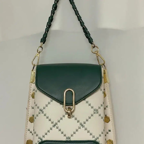[BUNJANG] Women's Chain Mini Shoulder Bag Tote Handbag / 여성 체인 미니 숄더백 토트백 손가방