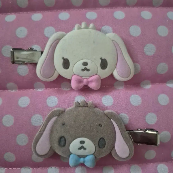 [BUNJANG] Sugar Bunnies Shirousa Kurousa Hair Pin / 슈가바니즈 시로우사 쿠로우사 머리삔