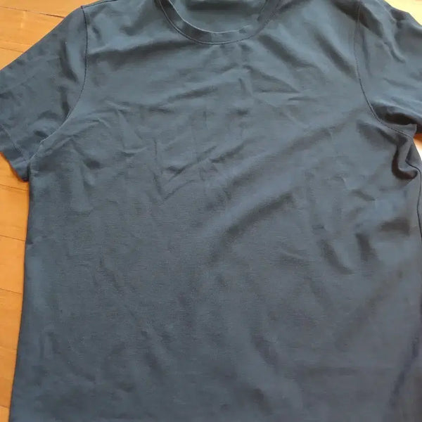 [BUNJANG] Theory Men's Viscose Short Sleeve T-Shirt Navy XXL / 띠어리 남성 비스코스 반팔 티셔츠 네이비 XXL