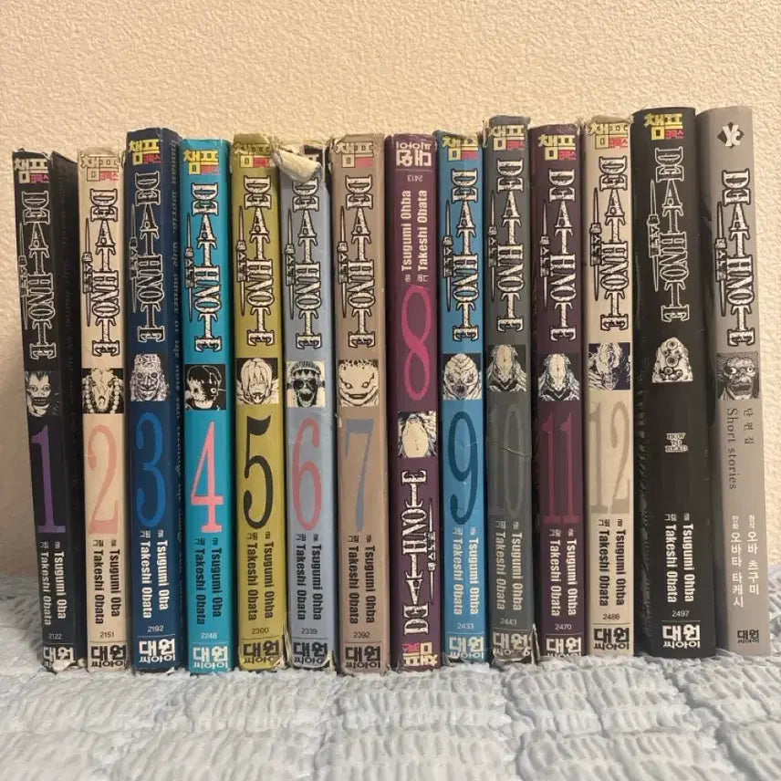 [BUNJANG] Death Note Complete Manga Set (Volumes 1-13 + Short Stories) / 데스노트 만화 전권