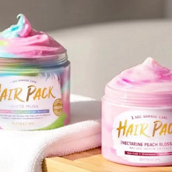 [BUNJANG] Bio Recipe Hair Pack - White Musk & Nectarine Peach Blossom / 바이오레시피 헤어팩 하루공구 판매합니다