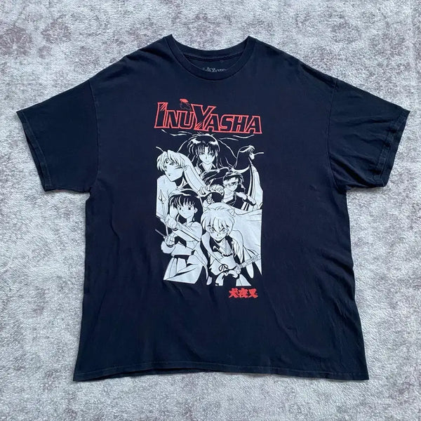 [BUNJANG] Inuyasha Official Anime T-Shirt / 이누야샤 오피셜 애니메이션 티셔츠 애니티