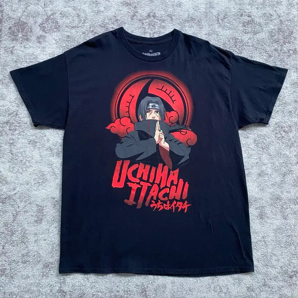[BUNJANG] Naruto Itachi Official Animation T-Shirt / 나루토 이타치 오피셜 애니메이션 티셔츠 애니티