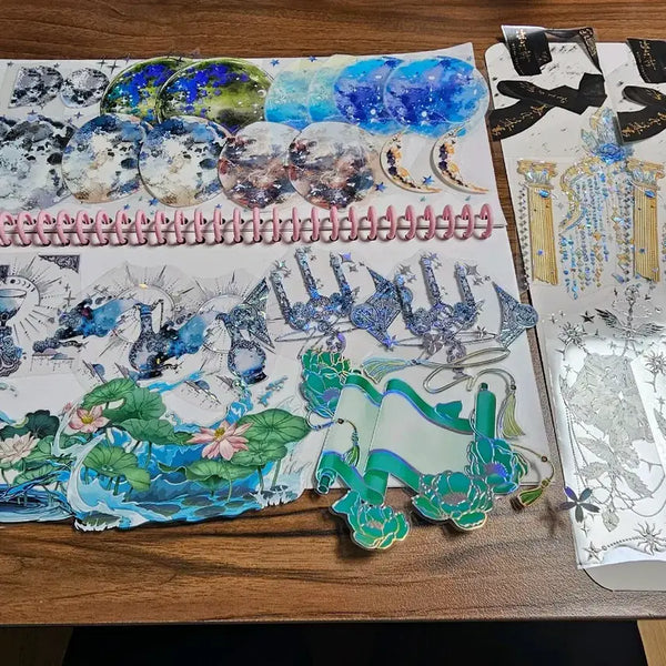[BUNJANG] Oriental Style PET Masking Tape Cutouts Bundle / PET박마테컷 일괄 달마테 동양풍마테