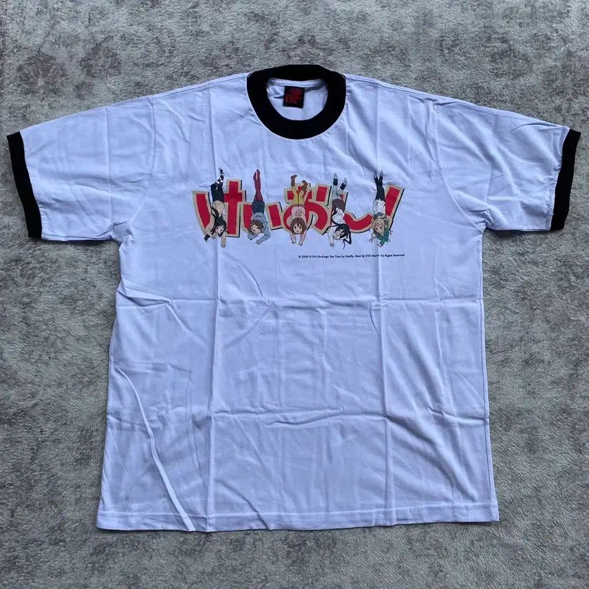 [BUNJANG] K-ON! Bootleg Animation Ringer T-Shirt / 케이온 부틀렉 애니메이션 티셔츠 애니티 링거티