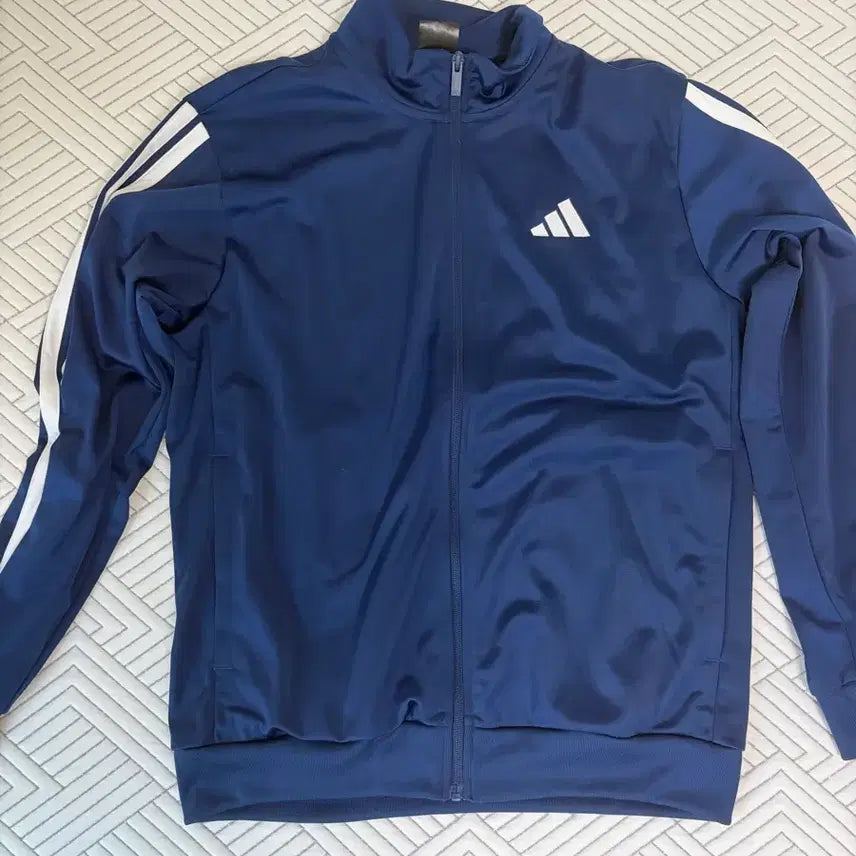 [BUNJANG] Adidas Track Top Navy/White / 아디다스 트랙탑 네이비/흰색