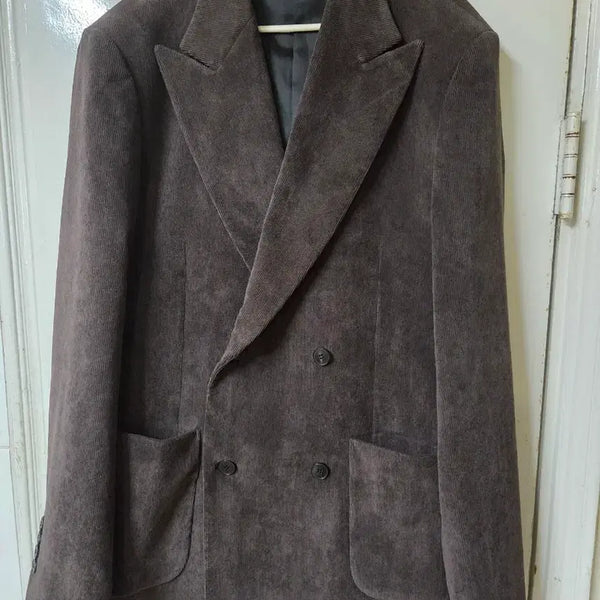 [BUNJANG] ZIO Songzio Corduroy Double Jacket (Size 100) / ZIO 송지오 코듀로이 더블 자켓 100