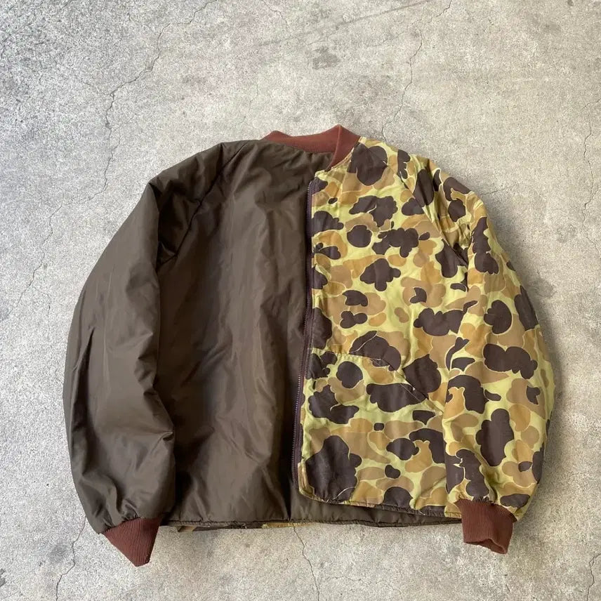 [BUNJANG] Cabela's Reversible Duck Camo Puffer Jacket XL / 카벨라스 usa cabelas 리버시블 덕카모 자켓 [XL]