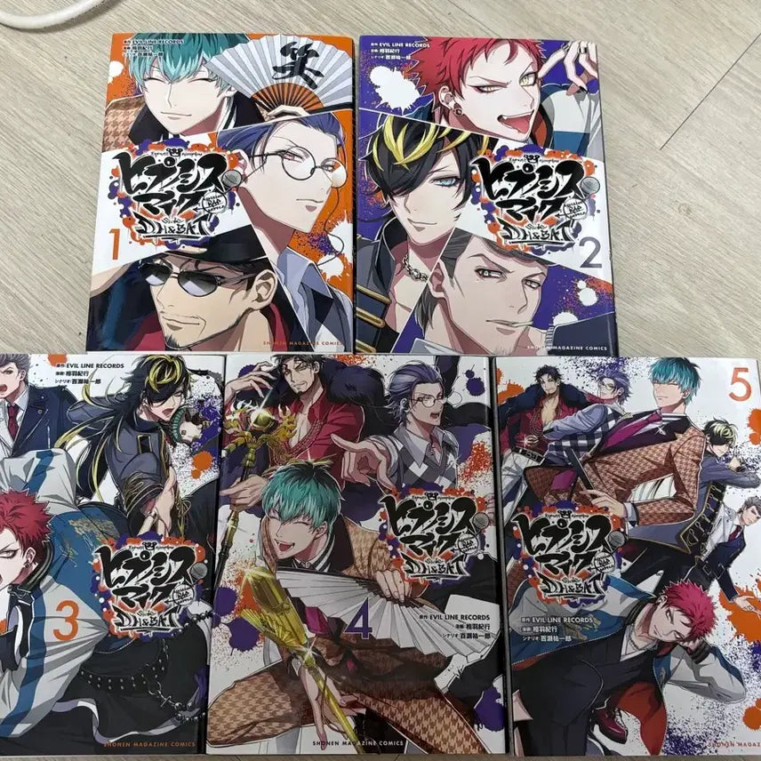 [BUNJANG] Hypnosis Mic Osaka Nagomi Manga Vol. 1-5 / 히프노시스마이크 오사나고 원서 만화책 1-5 판매