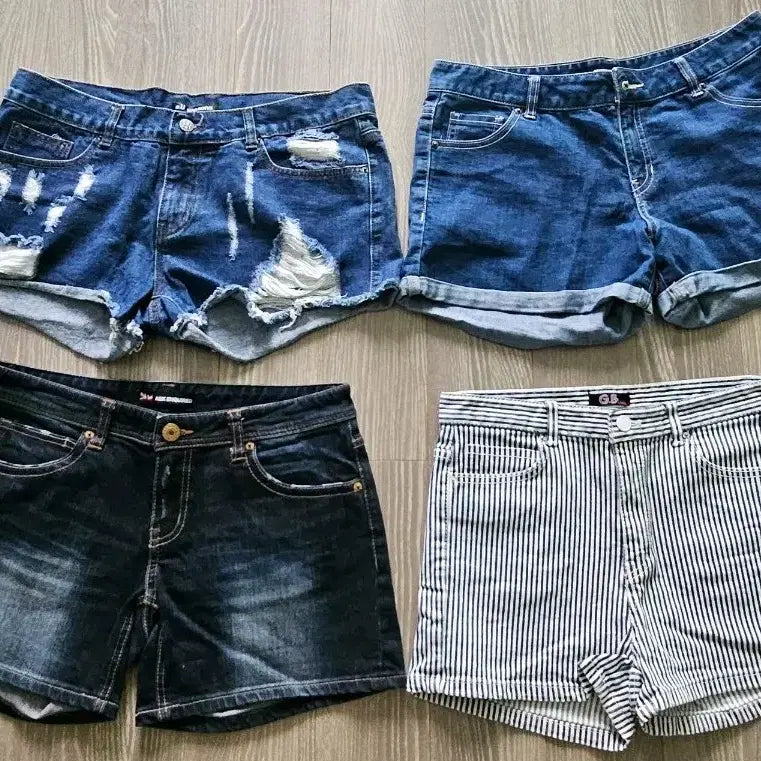 [BUNJANG] 4 Types Denim Hot Pants / 청바지 4종  핫팬츠