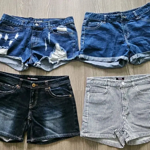 [BUNJANG] 4 Types Denim Hot Pants / 청바지 4종  핫팬츠
