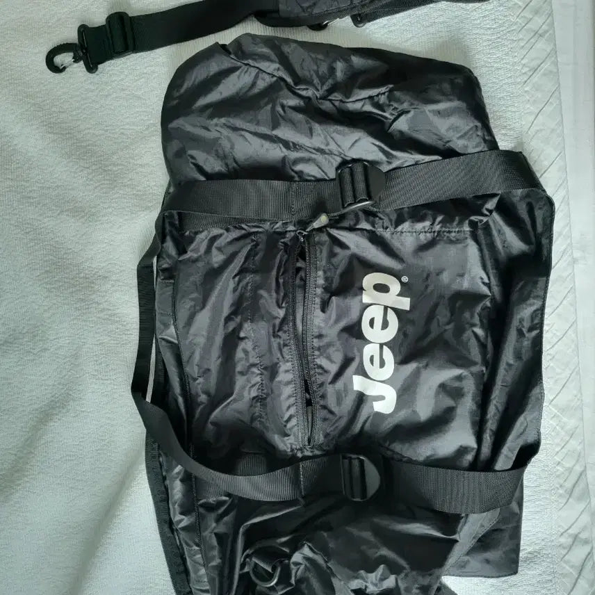 [BUNJANG] Jeep Black Packable Shoulder Bag / 지프(jeep) 블랙 패커블 숄더백