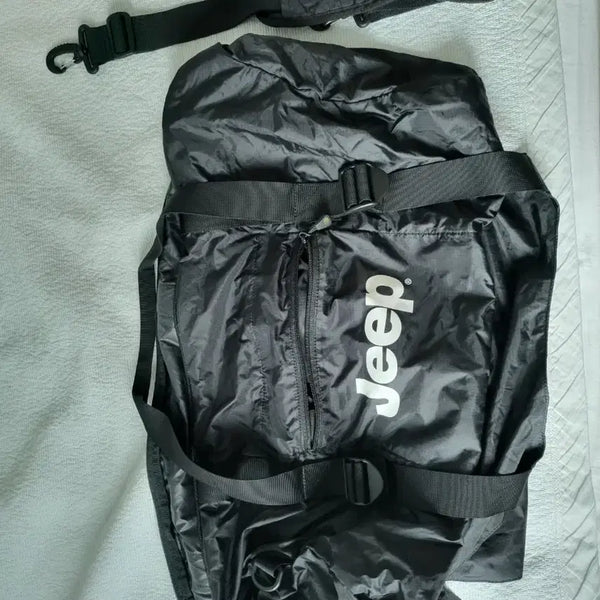[BUNJANG] Jeep Black Packable Shoulder Bag / 지프(jeep) 블랙 패커블 숄더백