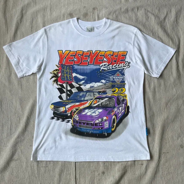 [BUNJANG] YESEYESEE Racing T-shirt Size S / 예스아이씨 레이싱 반팔 S