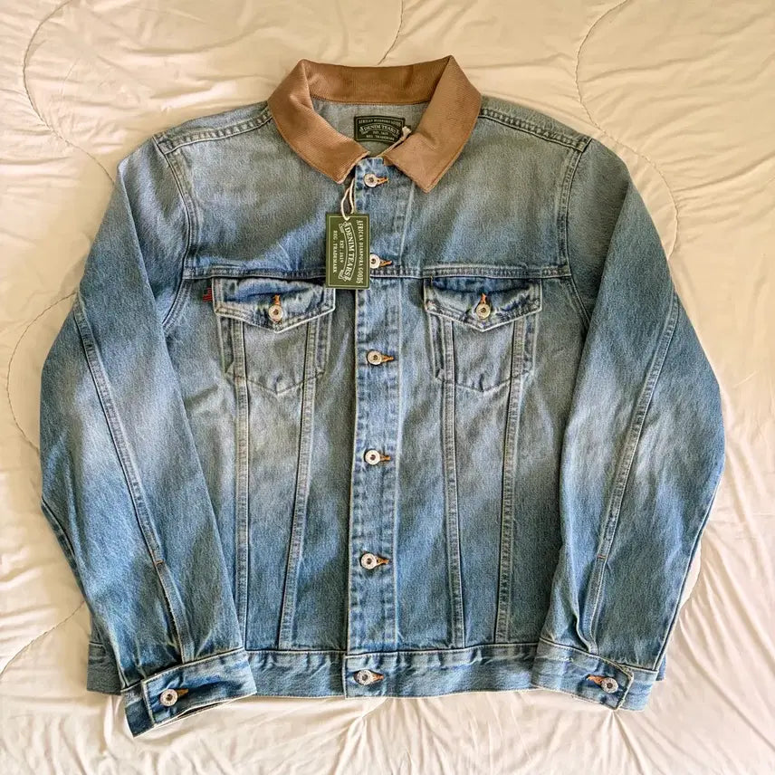 [BUNJANG] Denim Tears Flag Denim Jacket Large / 데님티어스 플래그 데님자켓