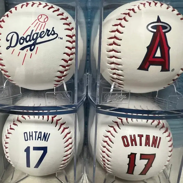 [BUNJANG] Shohei Ohtani Logo Baseball Set with Rawlings Cases / 오타니 로고볼 세트