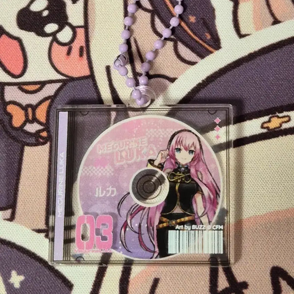 [BUNJANG] Megurine Luka Piapro Characters Acrylic Keyring Vocaloid VOCALOID Album CD / 메구리네 루카 피아프로 캐릭터즈 키링 가챠 아크릴 보컬로이드 보카로 앨범 CD