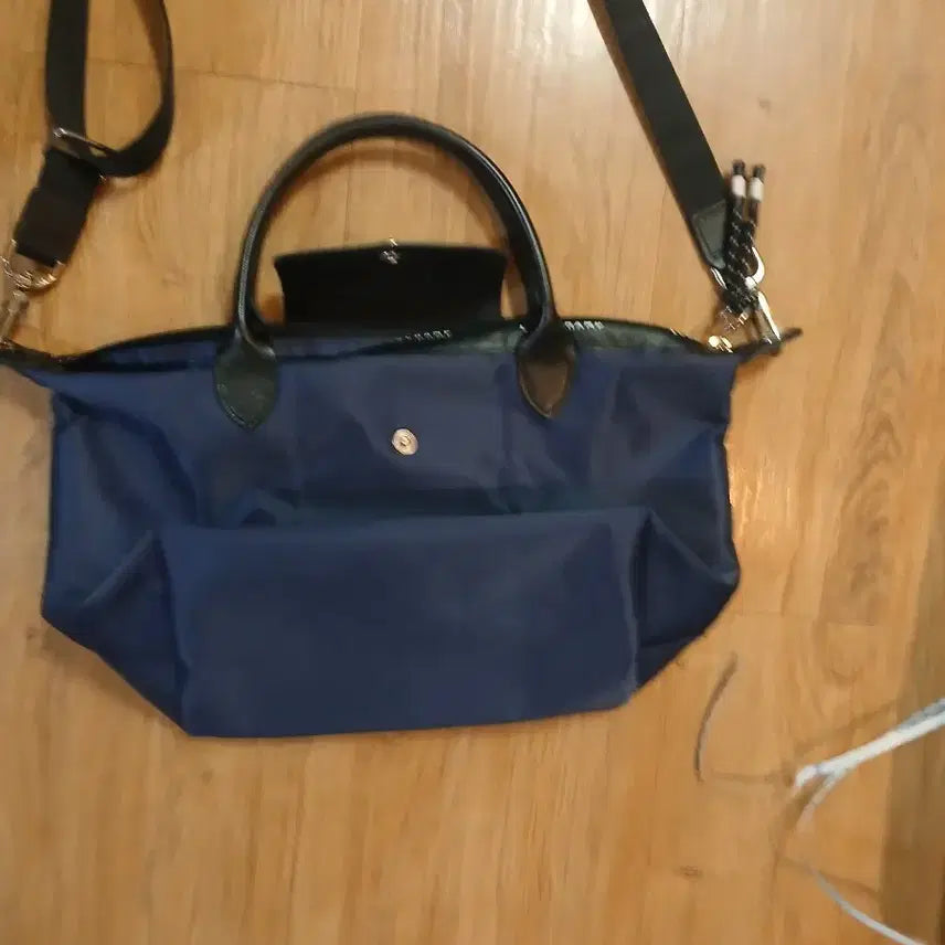 [BUNJANG] Longchamp Navy 3-Way Bag (Crossbody, Shoulder, Tote) / 롱샴  네이비 크로스.숄더.토트3way