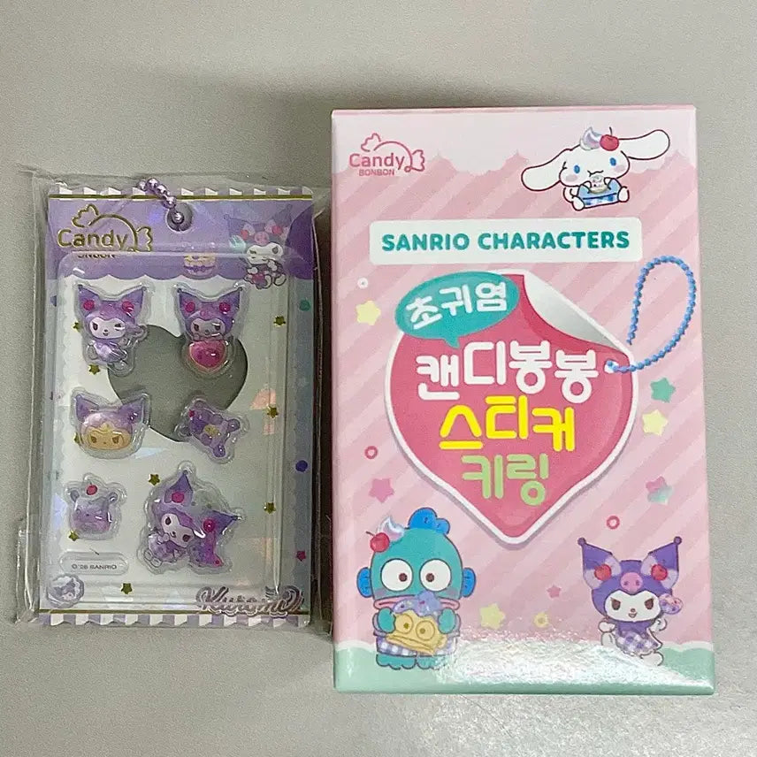 [BUNJANG] Sanrio Kuromi Candy Bonbon Sticker / 산리오 쿠로미 캔디 봉봉 스티커 판매 교환