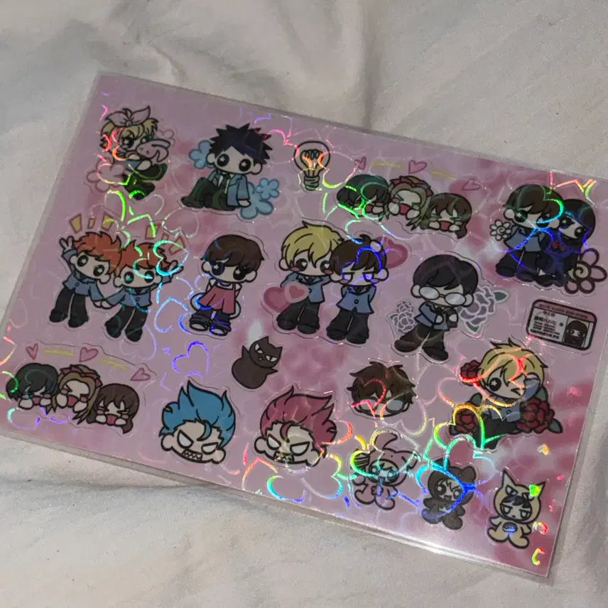 [BUNJANG] Otakumo Ouran High School Host Club Hologram Sticker Set / 오타쿠모님 오란고교 사교클럽 홀로그램 스티커 양도 호스트부 다꾸 통판 나나 만화