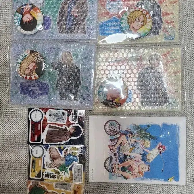 [BUNJANG] Sakaday Limited Acrylic Stand & Badge Set Bundle / 사카데이 굿즈 일괄