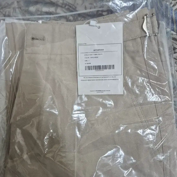 [BUNJANG] Industry Row Structured Chino Pants Sand Beige / 인더로우 스트럭처 치노 팬츠 샌드 베이지 1