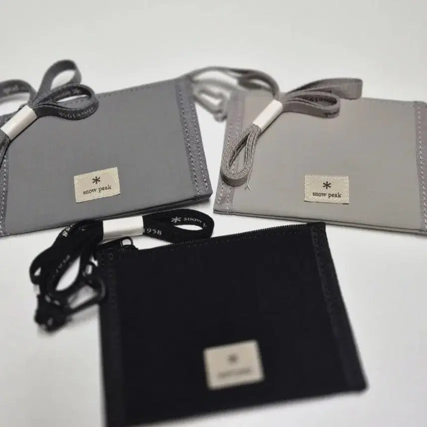 [BUNJANG] Snow Peak Neck Strap Card Holder / 스노우피크 카드지갑
