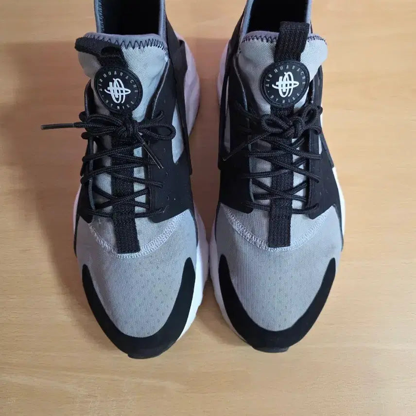 [BUNJANG] Nike Air Huarache "Black White Grey" US 9.5 / 나이키 에어 허라취 검흰 그레이  사이즈 275