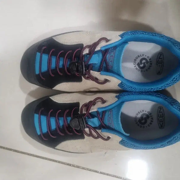 [BUNJANG] Keen Sneakers Beige/Blue / 크림에서 구매한 킨 운동화(3번 신음)