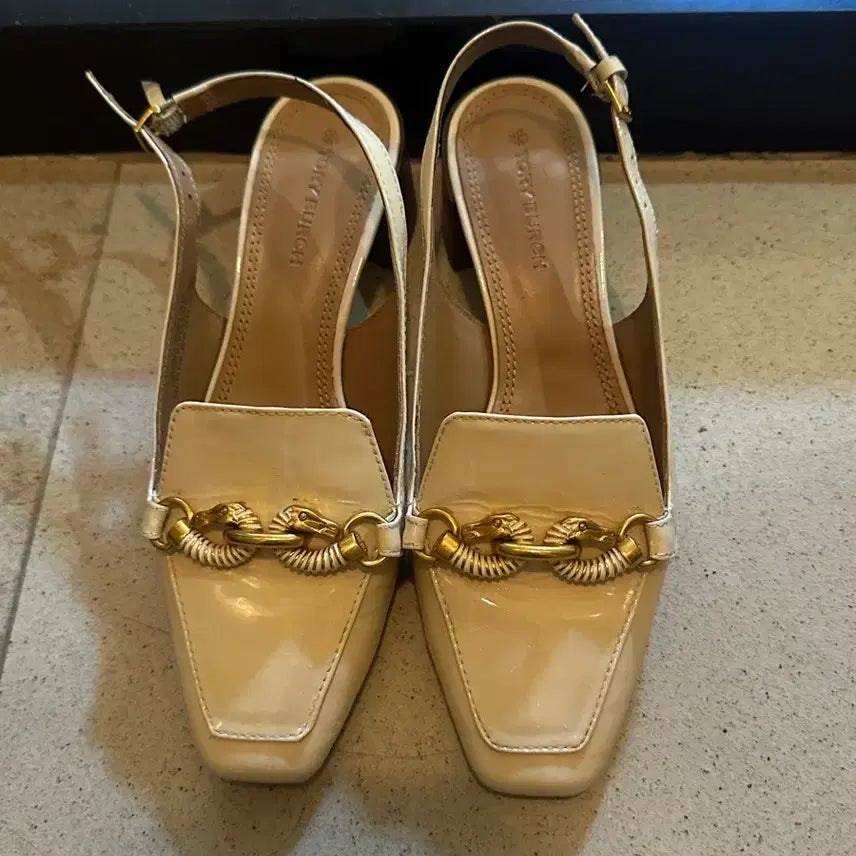 [BUNJANG] Tory Burch Jessa Slingback Loafers / 토리버치 제사 슬링백 로퍼
