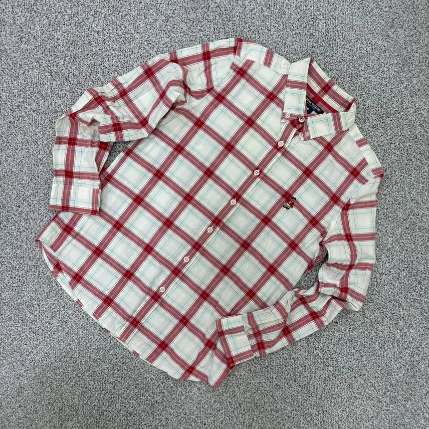 [BUNJANG] Teenie Weenie Plaid Long Sleeve Shirt / FM 티니위니 긴팔 체크 셔츠 남방 0805J2