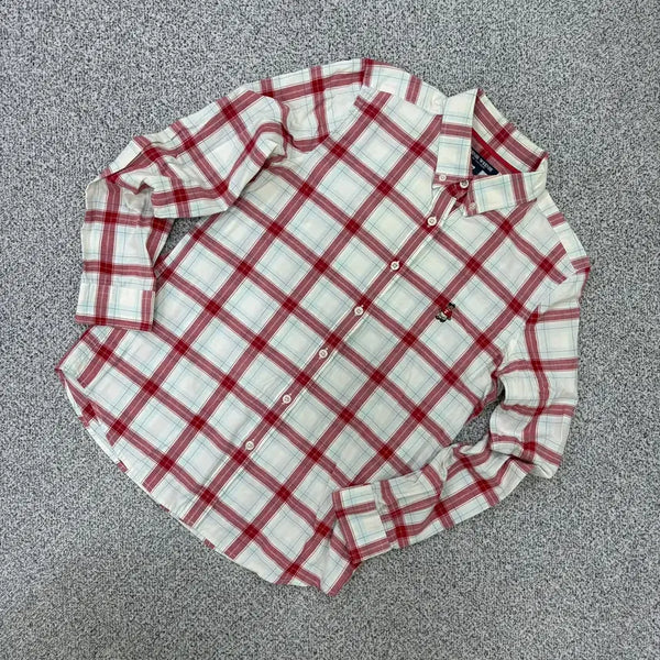 [BUNJANG] Teenie Weenie Plaid Long Sleeve Shirt / FM 티니위니 긴팔 체크 셔츠 남방 0805J2