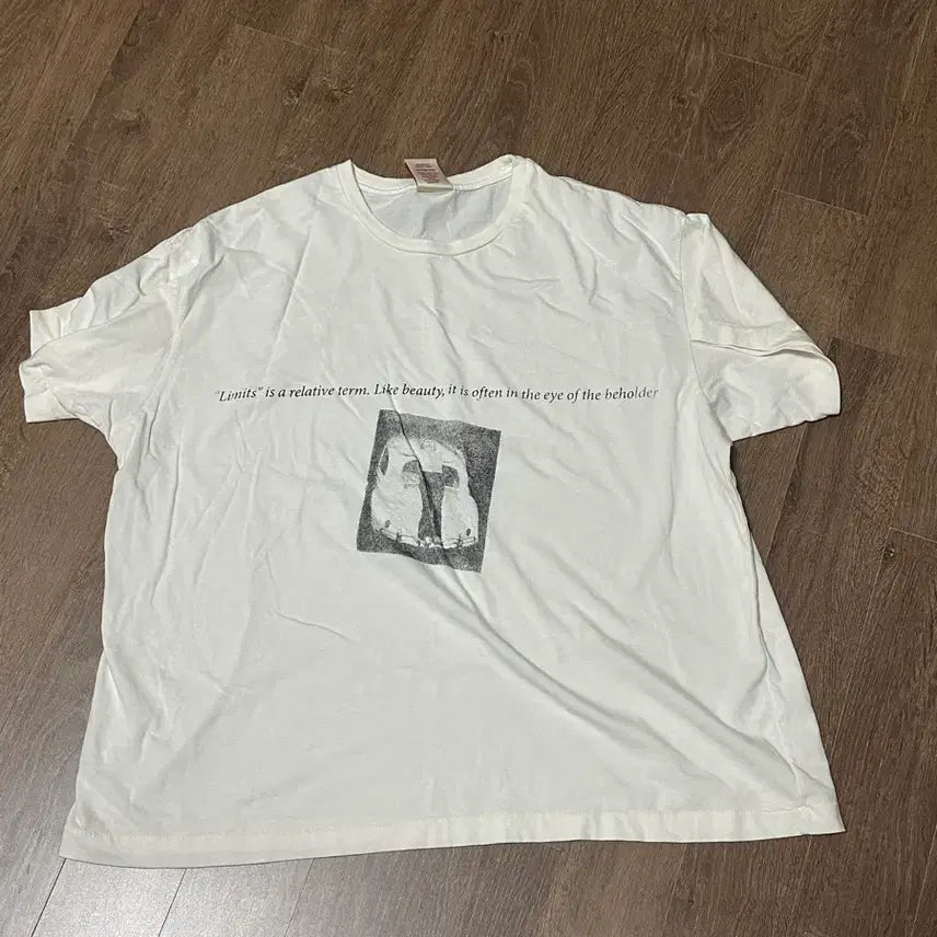 [BUNJANG] Rokh T-shirt Burden White / 1 뤡코즈 버든 티셔츠