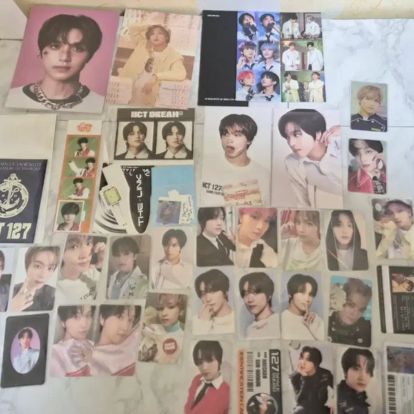 [BUNJANG] NCT Dream NCT 127 Haechan Jisung Chenle Jeno Jaemin Johnny Mark Photocard Bundle Set Goods Season's Greetings / 엔시티 드림 엔시티 127 엔시티포카 일괄판매 해찬 지성 천러 제노 재민 쟈니 마크 포카 굿즈 시그